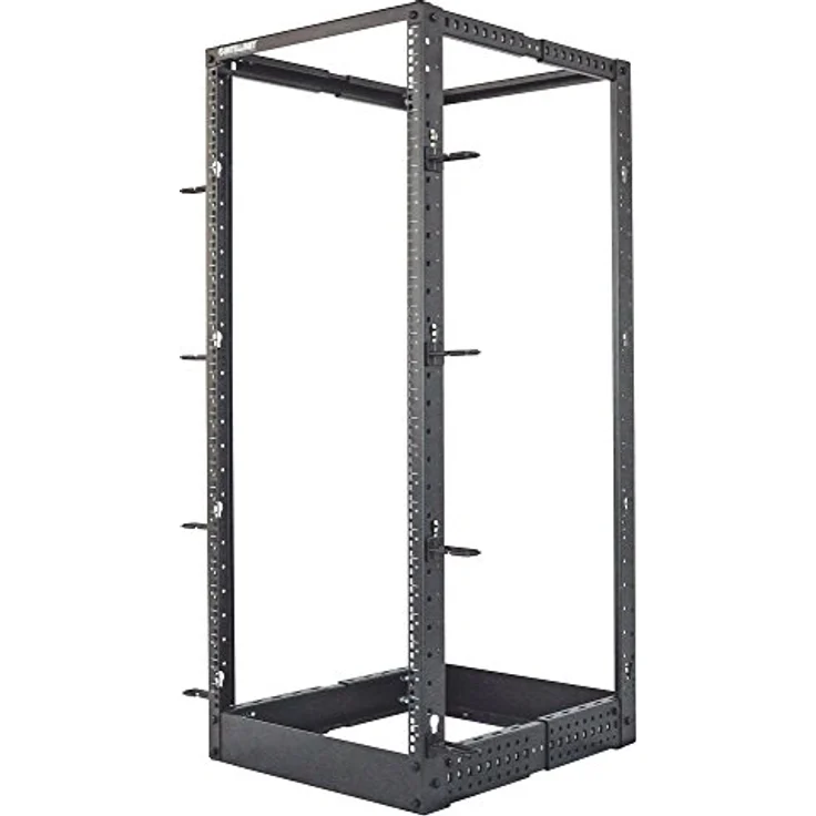 Intellinet Open Frame - Schrank - offener Rahmen - 4 Pfosten - Schwarz - 26U - (48.3 cm) 19 Zoll – Bild 2