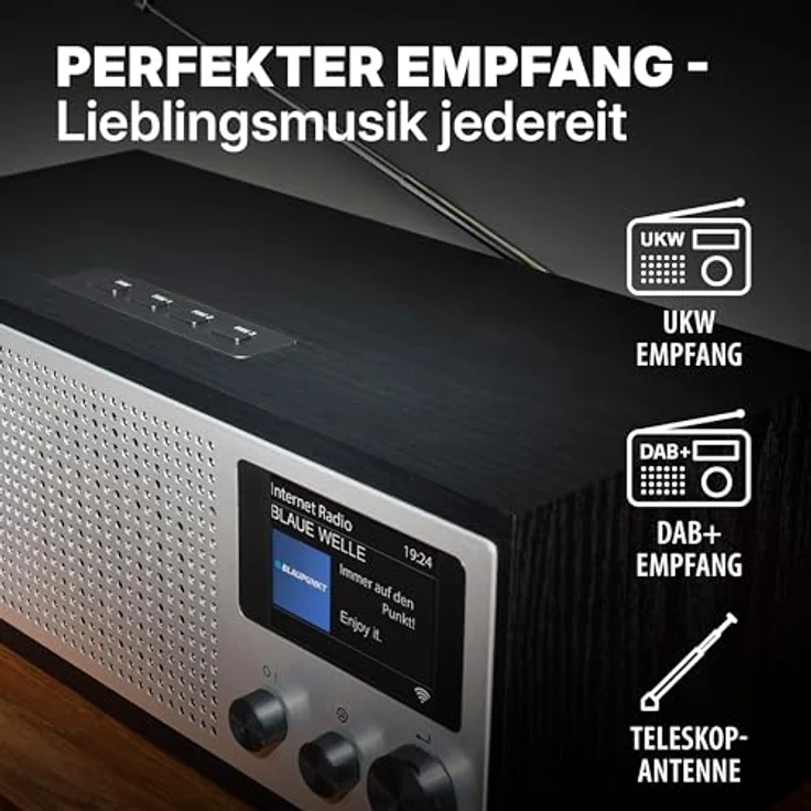 Blaupunkt IRD400 Internetradio NAPOLI mit DAB+ (inkl. DAB,Digital-Radio,UKW-Empfang, Radiowecker) – Bild 4