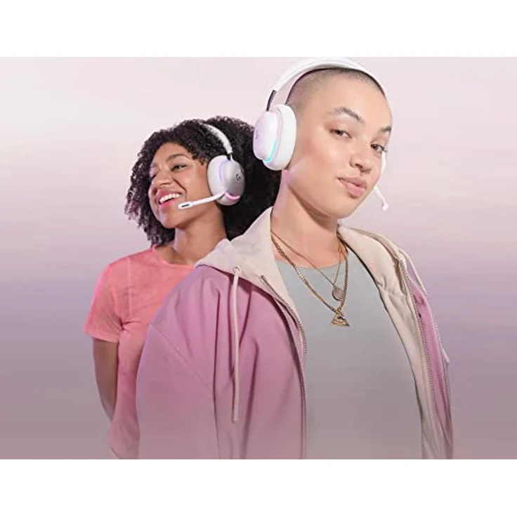 Logitech G735 Kabelloses Gaming-Headset, Anpassbare LIGHTSYNC RGB-Beleuchtung, Bluetooth, 3,5-MM-Aux, Weiß  – Bild 4