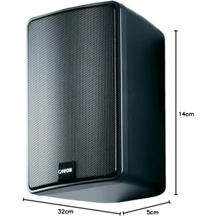 Canton Plus GX.3 Regallautsprecher (100 Watt) Paar schwarz Satelliten-Lautsprecher - 40 Watt - schwarz – Bild 2