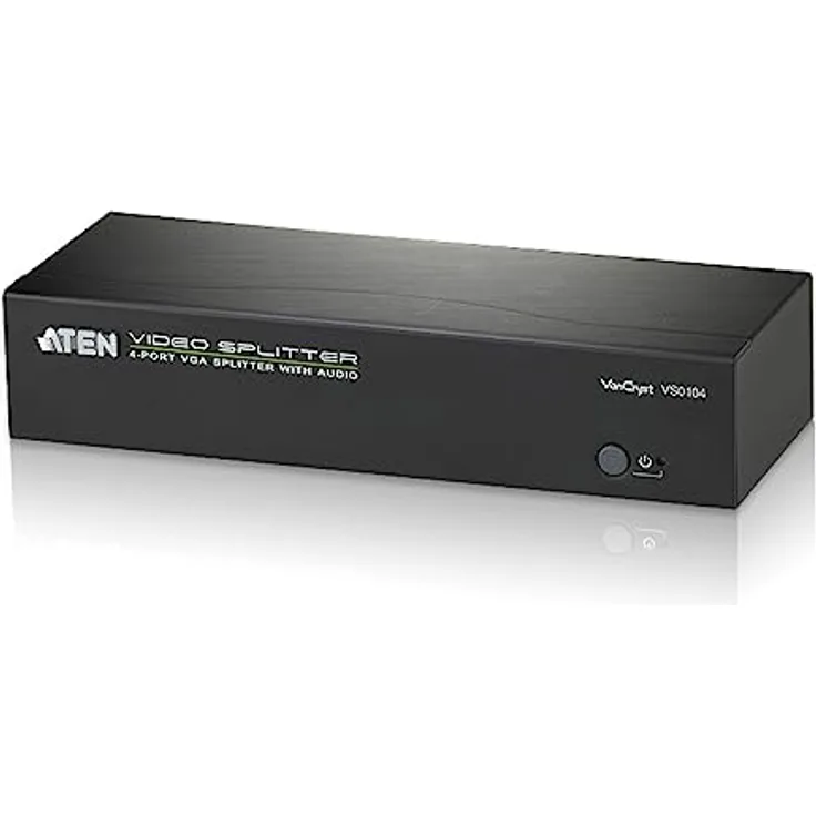 ATEN VS0104 VGA Video-Splitter, 450MHz, Audio, RS232, 4fach