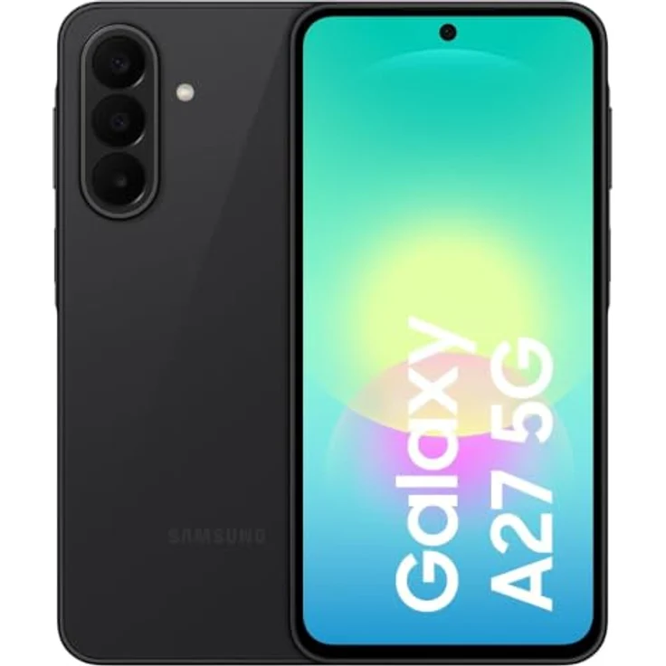 Samsung Galaxy A27 5G, 128 GB Smartphone mit 50 MP Dreifach Kamera, 6.7 Zoll FHD+ Display, schwarz – Bild 1