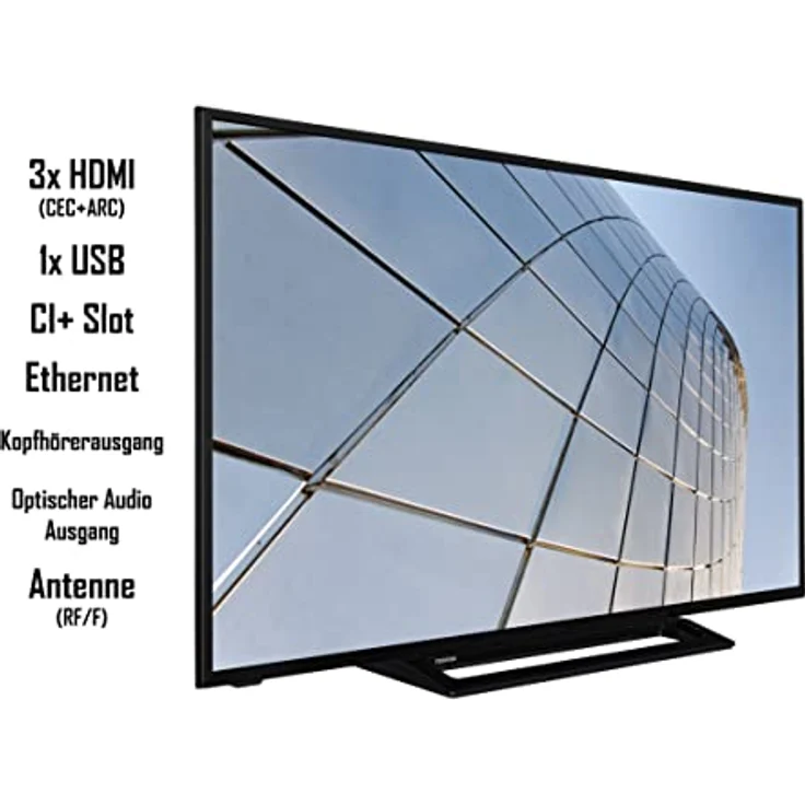 Toshiba 55UK3163DG 139 cm (55 Zoll) LED Smart TV (Ultra HD, Dolby Vision, HDR10, HDR HLG, Direct LED) HD-Triple-Tuner (Sat, Antenne, Kabel) Energieklasse G (DE-Modell) – Bild 4