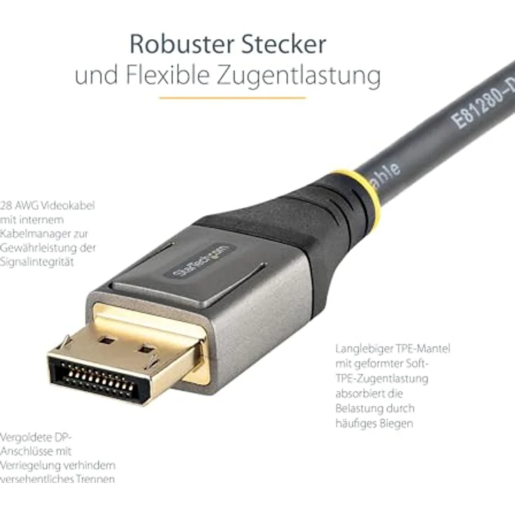 StarTech.com DisplayPort 1.4 Cable M-M 5m – Bild 5