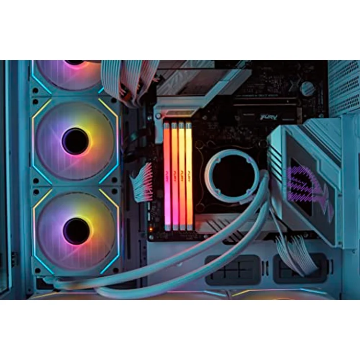 Kingston FURY Renegade Weiß RGB XMP 16GB 8000MT/s DDR5 CL38 DIMM Desktop Gaming Speicher - KF580C38RWA-16 – Bild 5