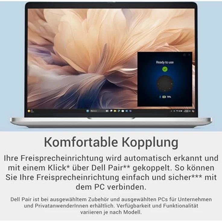 Dell SL525 Freisprecheinrichtung, Bluetooth-Lautsprecher mit 4-MEMS-Mikrofonen, Echo- und Rauschunterdrückung, schwarz – Bild 7