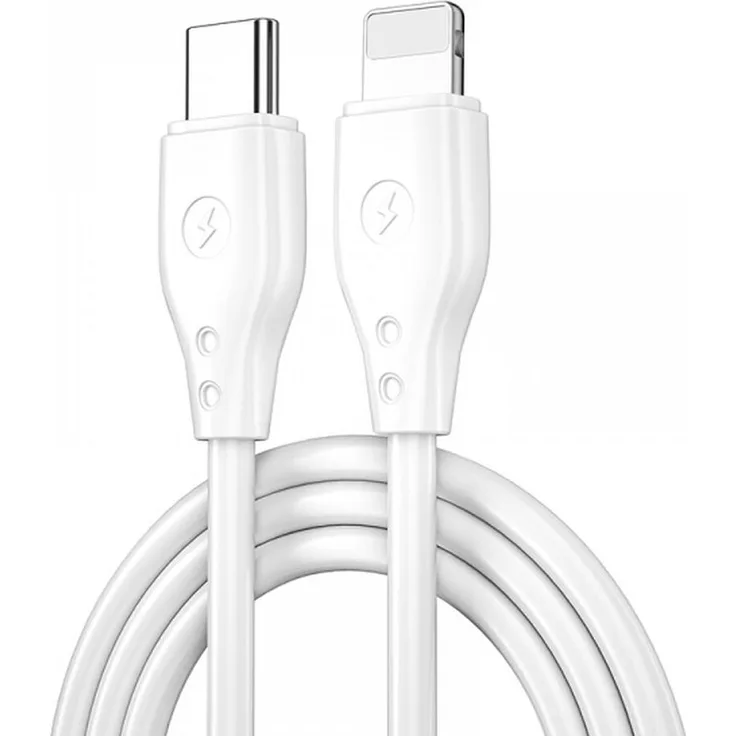 WIWU Kabel Pioneer Wi-C002, USB-C Ladekabel für iPhone, 30W Leistung, weiß