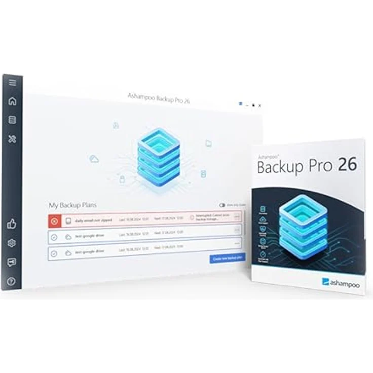 Ashampoo Backup Pro 26, Backup-Software zur Daten- und Systemwiederherstellung, 1 Gerät, 1 Benutzer, PC Aktivierungscode per Product Key Card, verbesserte Performance und Flexibilität, BitLocker-Unterstützung – Bild 2