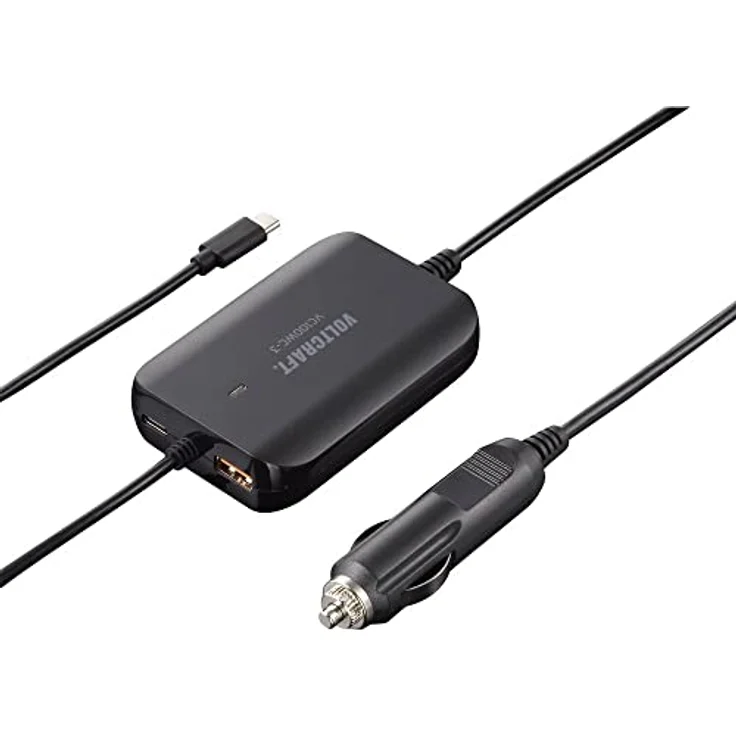 Voltcraft VC100WC-3 VC-12380810 USB-Ladegerät KFZ Ausgangsstrom (max.) 5 A 3 x USB, USB-C® Buchse, USB-C® Stecker USB P – Bild 2