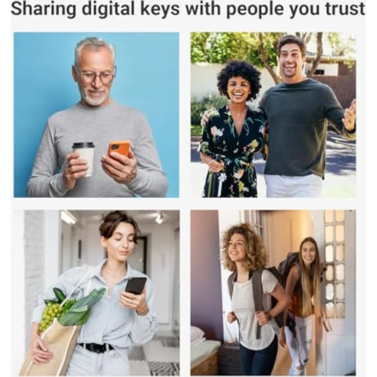 EZVIZ DL01Pro Smart Lock, intelligentes Türschloss mit Multifunktions-Keypad, Fernzugriff, Bluetooth und automatischer Sperrfunktion – Bild 4