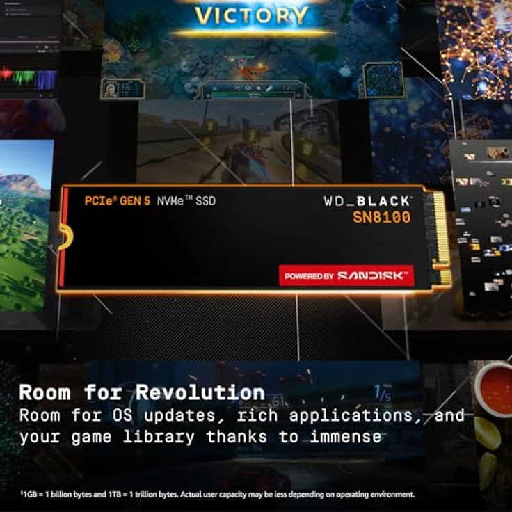 WD Black SN8100, 8TB M.2 NVMe SSD mit PCIe Gen5-Technologie, bis zu 14.900 MB/s Lese- und 14.000 MB/s Schreibgeschwindigkeit – Bild 10