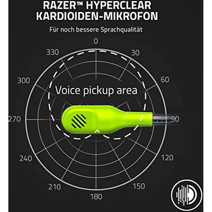 Razer Kaira X for Xbox Headset ohrumschließend kabelgebunden 3,5 mm Stecker Electric Volt für Xbox Series S, Xbox Series X – Bild 3
