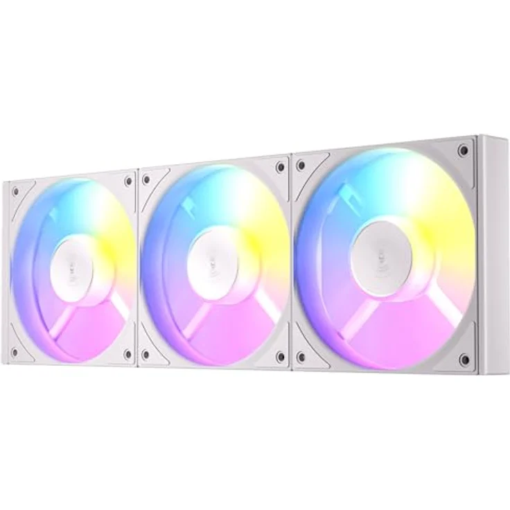 Antec Verbinde 120 ARGB PWM, Gehäuselüfter Set mit 3x 120 mm, Daisy-Chain-Design, Weiss – Bild 2