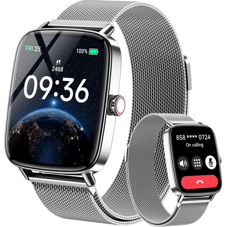 GYDOM Smartwatch Gydom mit AMOLED Display, 4G Telefonfunktion, GPS Tracking und Fitness Tracking für Android und iOS, kindgerechtes Design