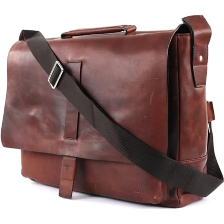 JOOP! Aktentasche Loreto Kreon BriefBag MHF, Laptop-Tasche aus Fettleder in charakteristischer Patina – Bild 2