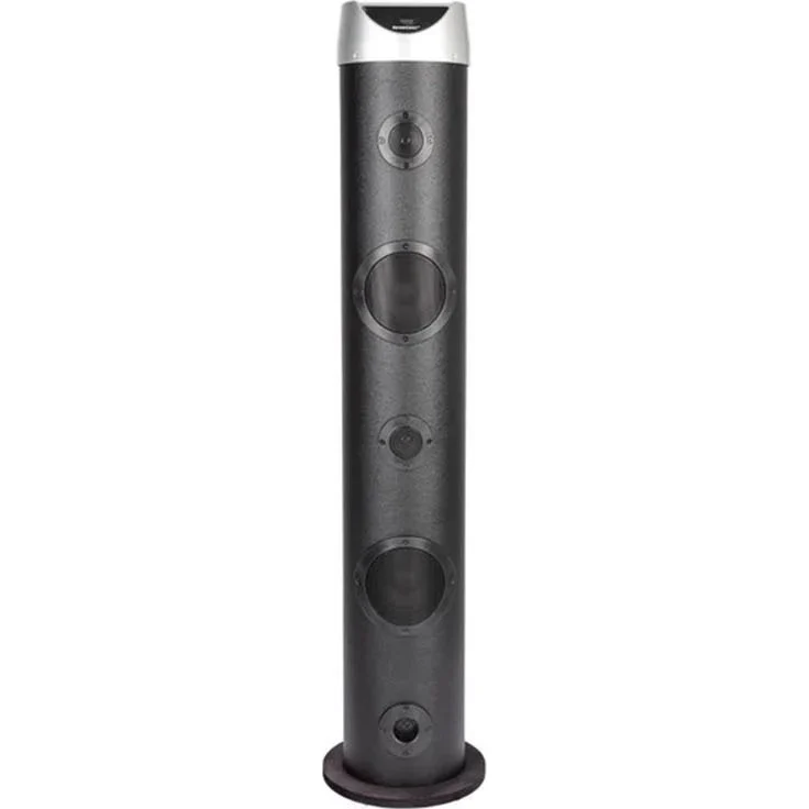 SilverCrest Bluetooth Soundtower Musikox Lautsprecher »SSTB 30 A1« 2x 15 Watt, kraftvoller Sound, LED-Display, kabellos, schwarz