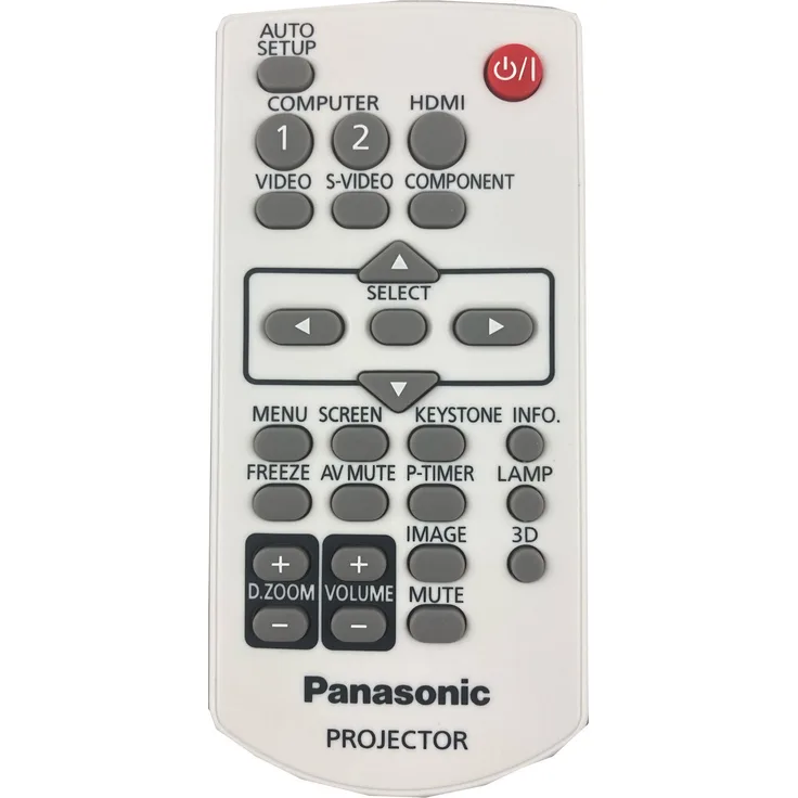 Panasonic N2QAYA000035, Original Fernbedienung für PT-CW230, PT-CX200, PT-GW33C, PT-GX30C, funktional und sofort einsatzbereit