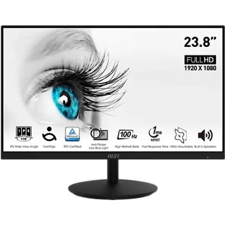 MSI Computer Monitor 60.5 cm (23.8) 1920 X 1080 Pixels, PRO MP242A – Bild 1