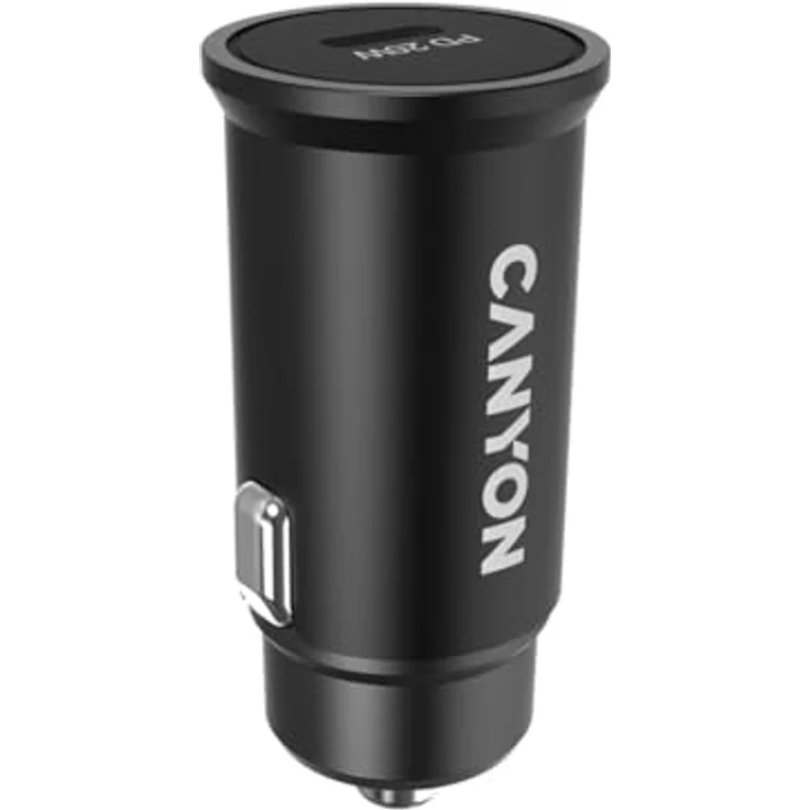 Canyon C-20, Autoladegerät mit 20 W Power Delivery und USB Typ-C, Schwarz – Bild 3