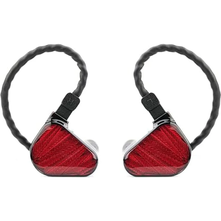 TRUTHEAR TRUTHEAR Zero, kabelgebundene In-Ear-Kopfhörer mit dynamischen Treibern und 3D-Drucktechnologie, rot – Bild 1