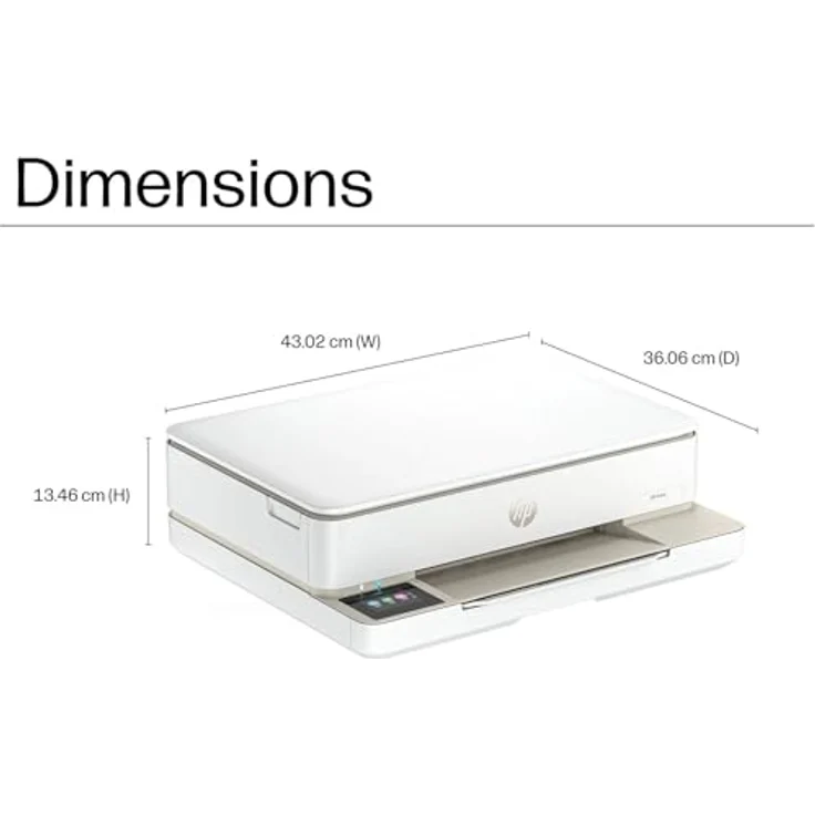 HP Envy 6122e, Farb-Tintenstrahl-All-in-One-Drucker mit Kopier- und Scan-Funktion, 3 Monate HP Instant Ink, kabellos, Touchscreen, beidseitiger Druck – Bild 5
