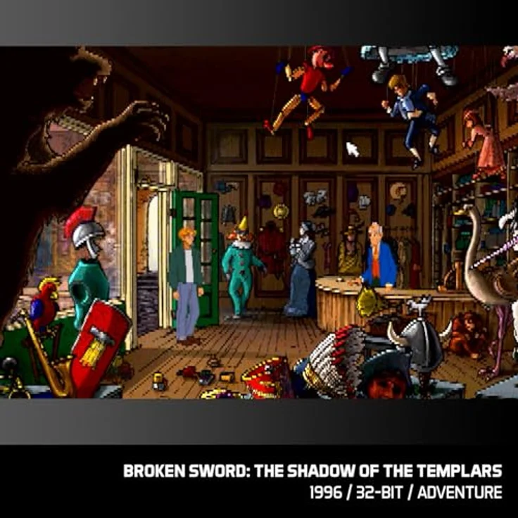 Blaze Evercade Broken Sword Collection 1 Cartridge, Giga Cart Format mit farbigem Handbuch, kompatibel mit Evercade Konsolen – Bild 4