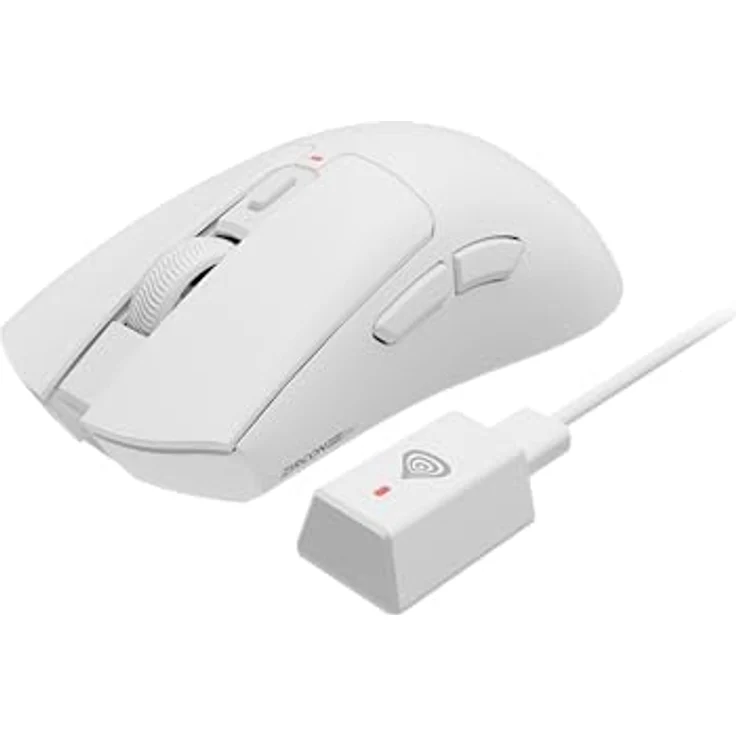 Natec GENESIS Zircon 880 Pro, Optische Wireless Maus mit 30000 DPI, 6 Tasten, Weiß – Bild 9