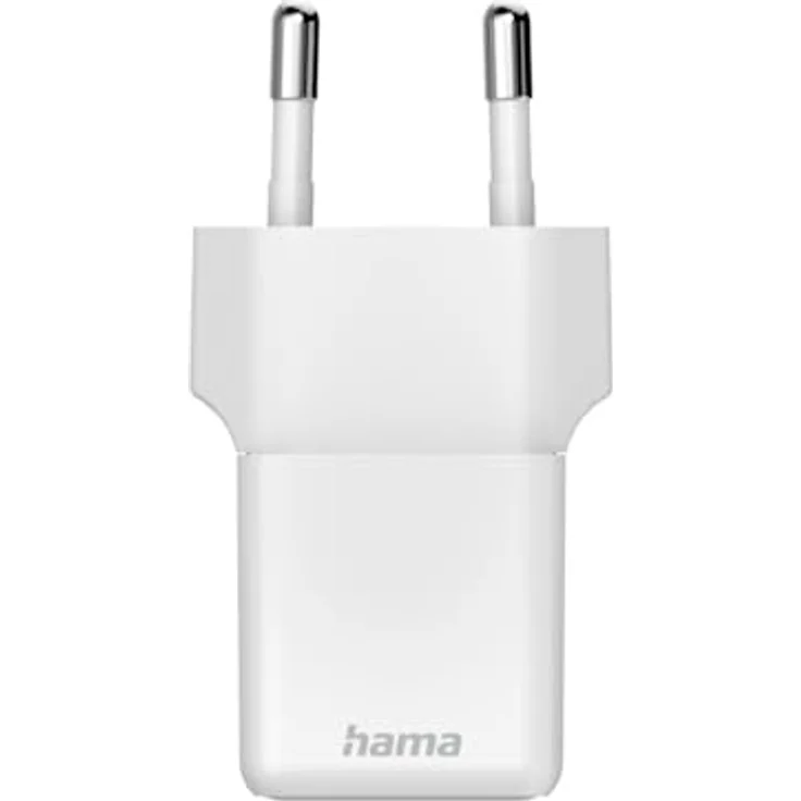 Hama Schnellladegerät (USB-C, Power Delivery, Quick Charge, 25 W, Super-Mini-Format 2,9 x 2,75 x 2,75 cm) Weiß – Bild 4