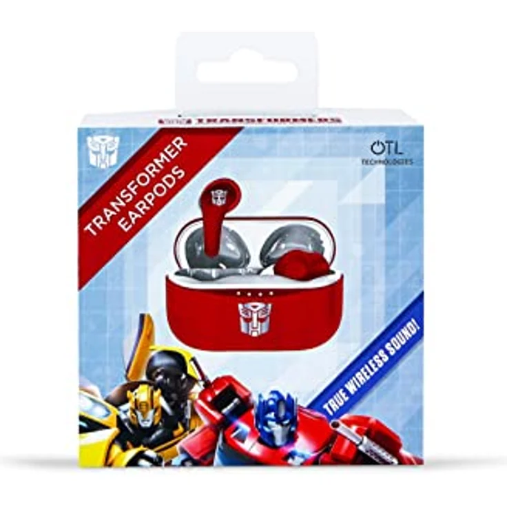 OTL Transformers Bluetooth Kopfhörer TWS mit Ladebox In-Ear-Kopfhörer (Blau, True Wireless, Hochwertiger Sound, Leichtes Gewicht) – Bild 6