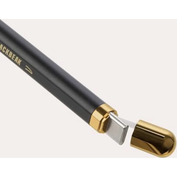 Tucano Blackbeak Pencil für iPad, Aktiver kapazitiver Stift in schwarz mit goldenen Details, Handflächen-Ablehnungstechnologie, USB-C, inkl. magnetischer Halterung und Ersatzspitzen – Bild 3
