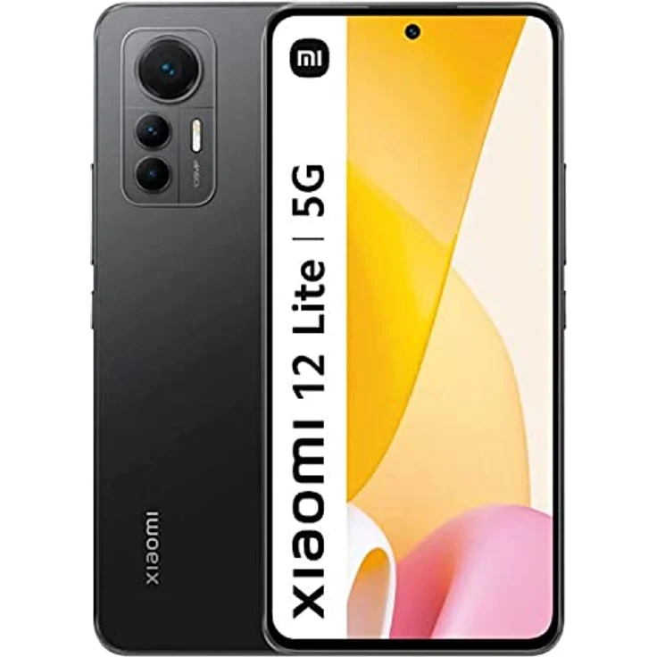 Xiaomi 12 Lite 5G Smartphone 8GB/128GB 6,55 Zoll Display 4300mAh 67W Fast Charging (schwarz) – Bild 1
