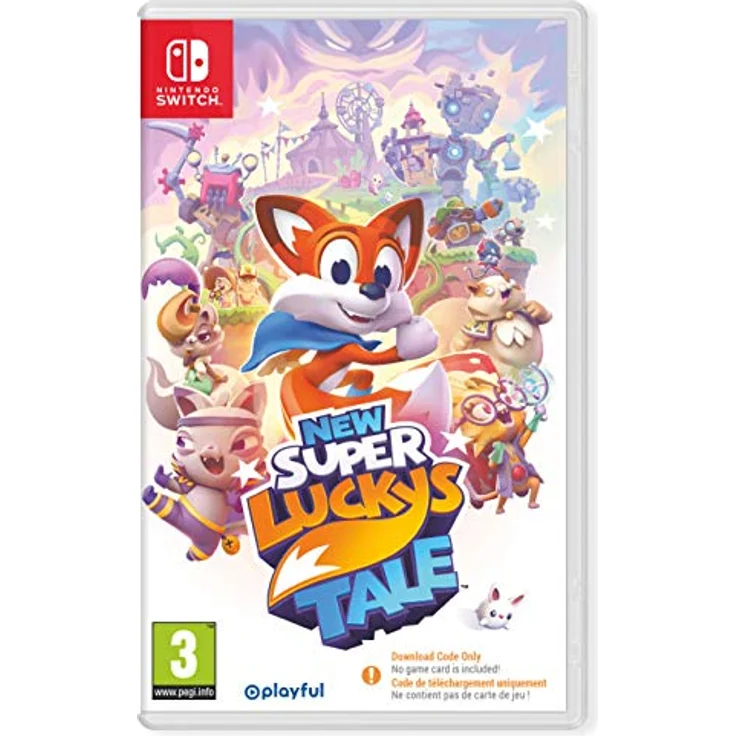 PQube New Super Lucky's Tale, 3D-Plattform-Abenteuer für Nintendo Switch, Schwarz – Bild 2