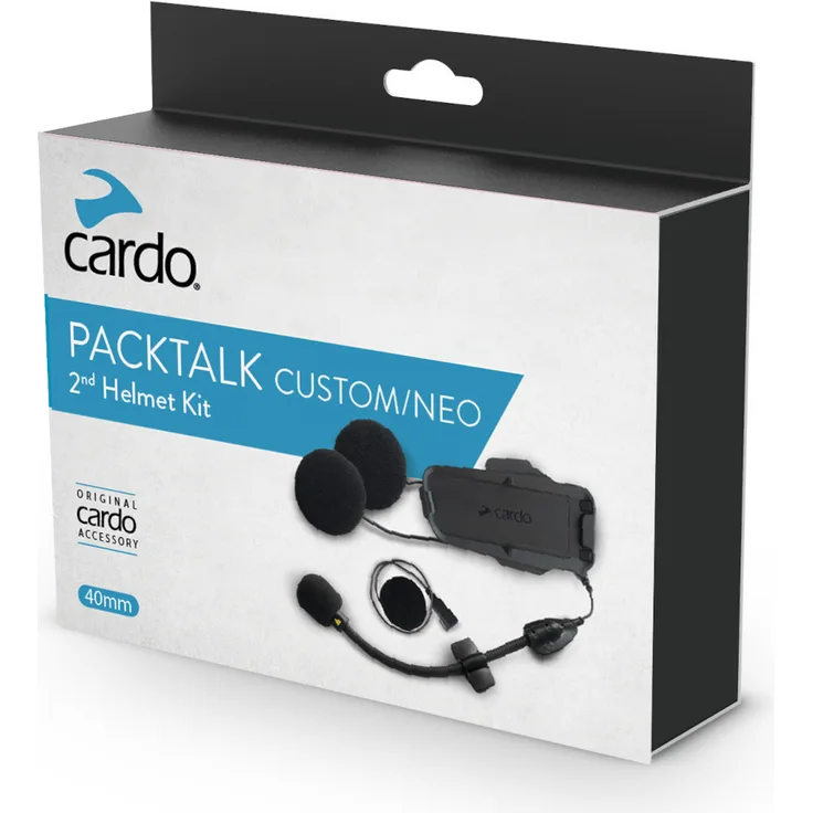 Cardo Packtalk Neo Acc00015 Audiokit, Audiohelmsupport für Motorradhelme, transparent, One Size