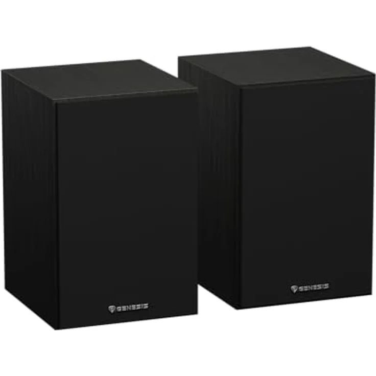 Genesis Arsen 302BT, Bluetooth Lautsprecher 2.0 mit 20W RMS, MDF Holzgehäuse, Bassreflex, Höhen- & Lautstärkeregler, AUX Line-In, Schwarz – Bild 3