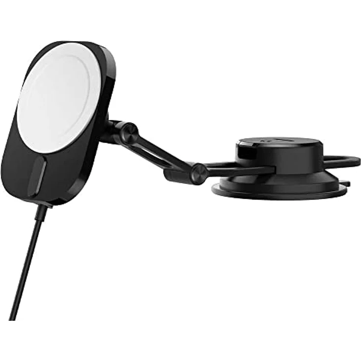 Spigen OneTap Pro 3, Magnetische Autohalterung mit 15W Wireless Ladegerät für MagSafe, Schwarz – Bild 3