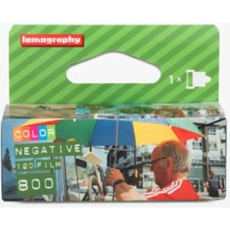 Lomography Farb-Negativfilm, 120 Format, ISO 800, High-Speed für schwache Lichtverhältnisse, C41-Prozess, Einzelrolle – Bild 2