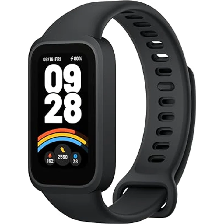 Xiaomi Smart Band 9 Active Schwarz – 1.47" TFT, 450 Nits, 18 Tage Akku, 50 Sportmodi, SPO₂-Sensor, 5ATM Wasserdicht – Bild 1