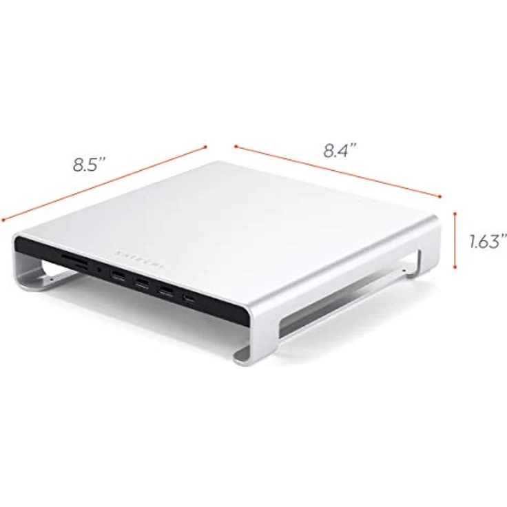 Satechi Aluminum Monitor Stand Hub for iMac silver – Bild 7