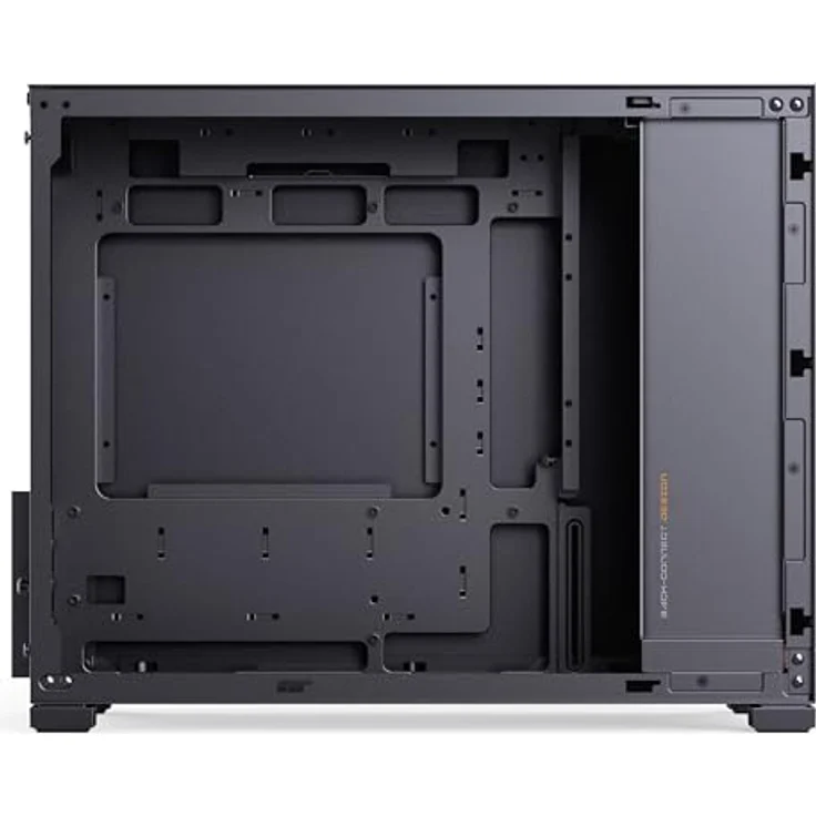Jonsbo D32 STD Black, Mini-PC-Gehäuse für mATX mit Tempered Glass, unterstützt bis zu sechs 120-mm-Lüfter, max. 240-mm-AiO, schwarz – Bild 9