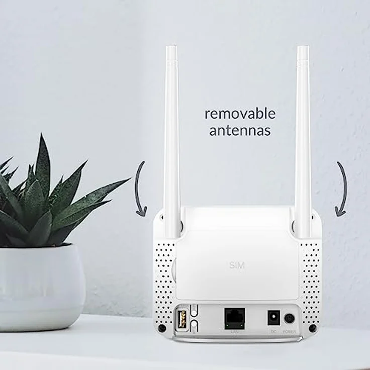 STRONG 4G-LTE-Router 350M - Mobilfunk-Router für stabile Hochgeschwindigkeits-Internetverbindung im Homeoffice, Ferienhaus oder Wohnmobil - Router mit SIM-Karte, weiß - Preisvergleich – Bild 5