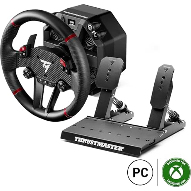 THRUSTMASTER T598, Direct Axial Drive Force Feedback-Rennlenkrad mit 5 Nm Drehmoment, inklusive Raceline Pedals LTE Pedalset für Xbox Series X/S, One und PC – Bild 3