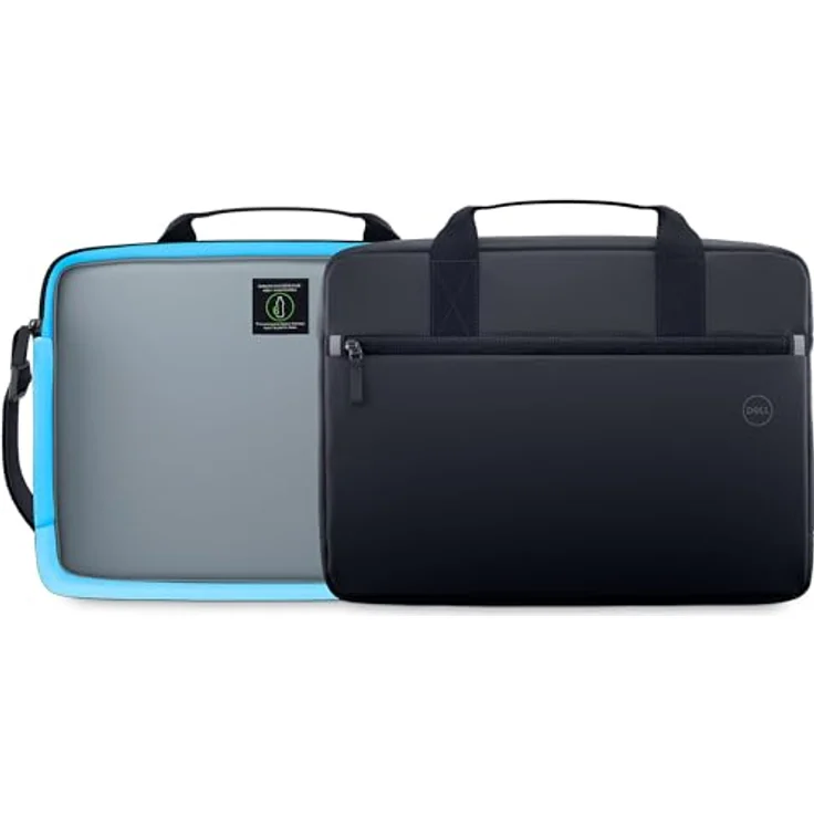 Dell CC3624, Notebooktasche für 16" Laptops, wasserfest, schwarz, mit verstellbarem Schultergurt und zusätzlichen Fronttaschen – Bild 5