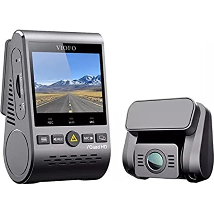 VIOFO A129 PLUS DUO-G, Dashcam mit 2K Frontkamera, 1080p Rückkamera, WiFi, GPS und Parkmodus – Bild 1