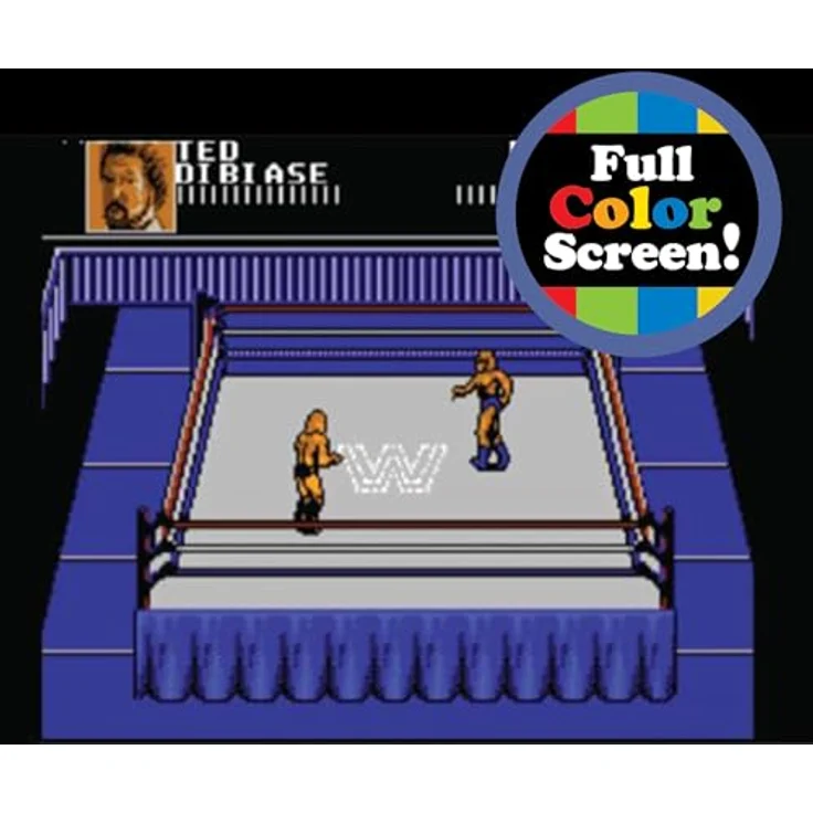 Basic Fun WWE - Classic Mini Arcade, Retro-Wrestling-Spiel mit 10 WWE Legends, Joystick-Steuerung und Vollfarb-Bildschirm – Bild 5