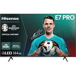 Hisense 85E7NQ Pro 85 Zoll 4K UHD QLED Smart TV, Dolby Vision IQ Atmos, Game Mode PRO, Alexa Built-In, Dunkelgrau [2024]