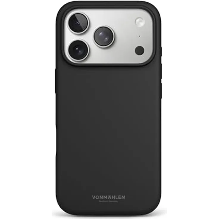 VONMÄHLEN Soft Silicone Case für iPhone, weiche Silikonhülle aus recycelten Materialien mit Mikrofaserfutter und Kamera-Displayschutz, kompatibel mit MagSafe