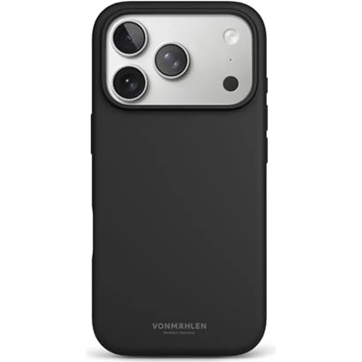 VONMÄHLEN Soft Silicone Case für iPhone, weiche Silikonhülle aus recycelten Materialien mit Mikrofaserfutter und Kamera-Displayschutz, kompatibel mit MagSafe – Bild 1