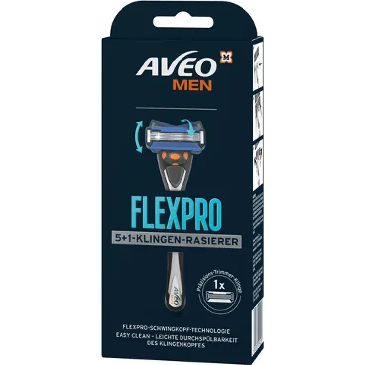 Aveo Men 5+1 Klingen Rasiersystem Flex-Pro