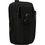 kwmobile Universal Gürteltasche für XL - 6,7/6,8" Handys - Gürtel Handytasche Outdoor Gürtelschlaufe - Handyhalterung mit Tasche 17,2 x 10 cm Schwarz