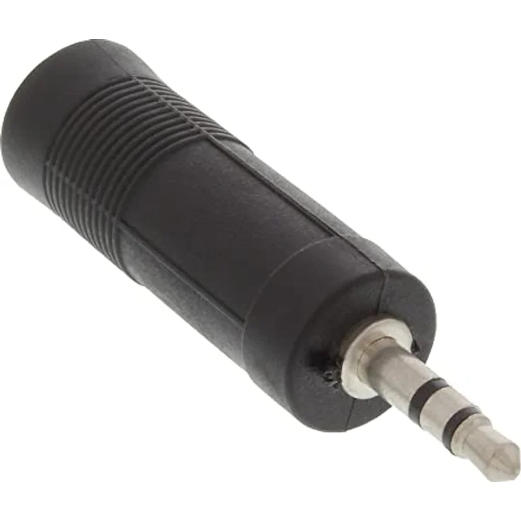 InLine 99303 Audio Adapter, 3,5mm Klinke Stecker Stereo an 6,3mm Klinke Buchse Stereo – Bild 3